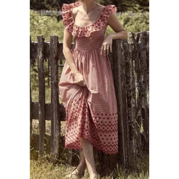 Doen Red Dress Size XS - Picture 6 of 12